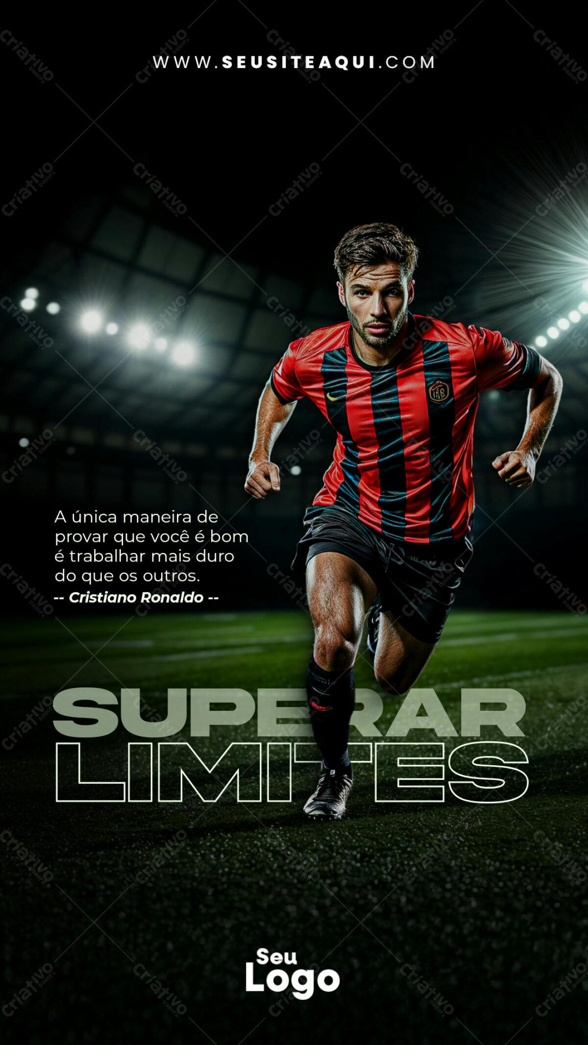 PSD Motivacional para Atletas PSD Editável