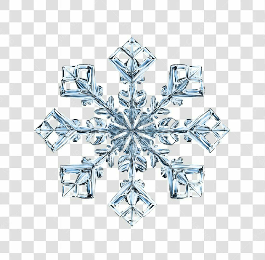 Icone Natalino Floco de Neve PNG com fundo transparente