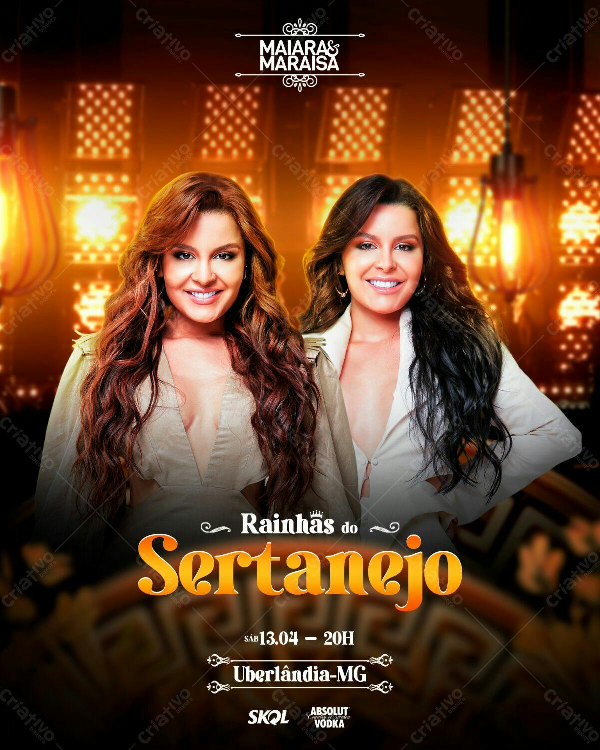 Flyer Show Maiara & Maraisa PSD Editável