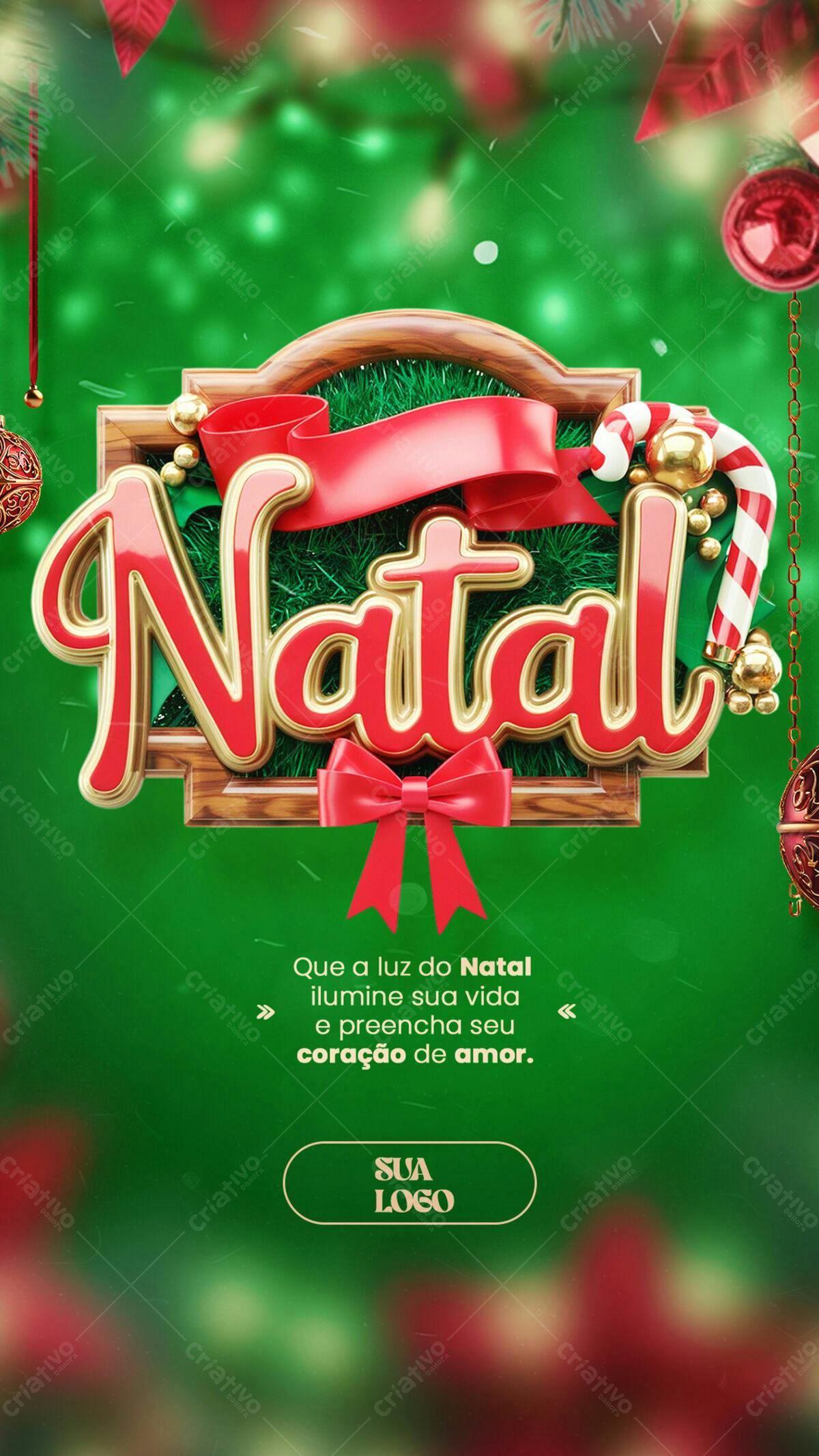 Flyer de Natal PSD Editável