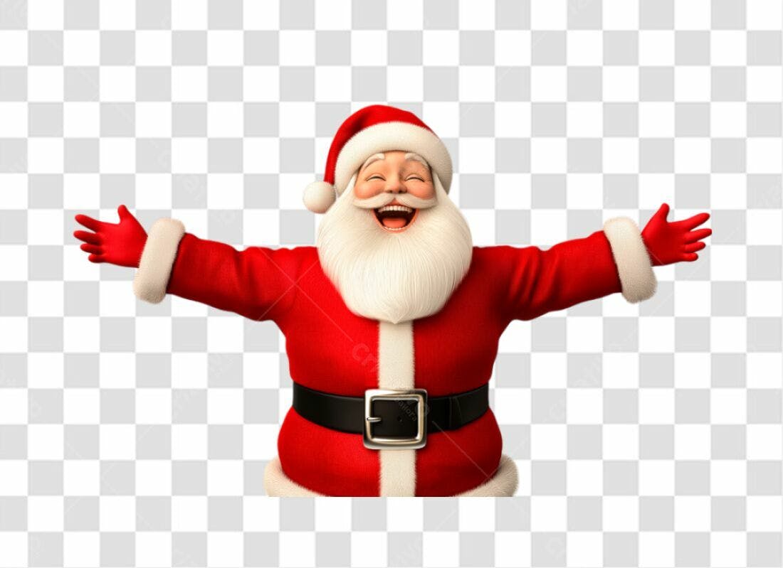 Icone Papai Noel Natal PNG com fundo transparente