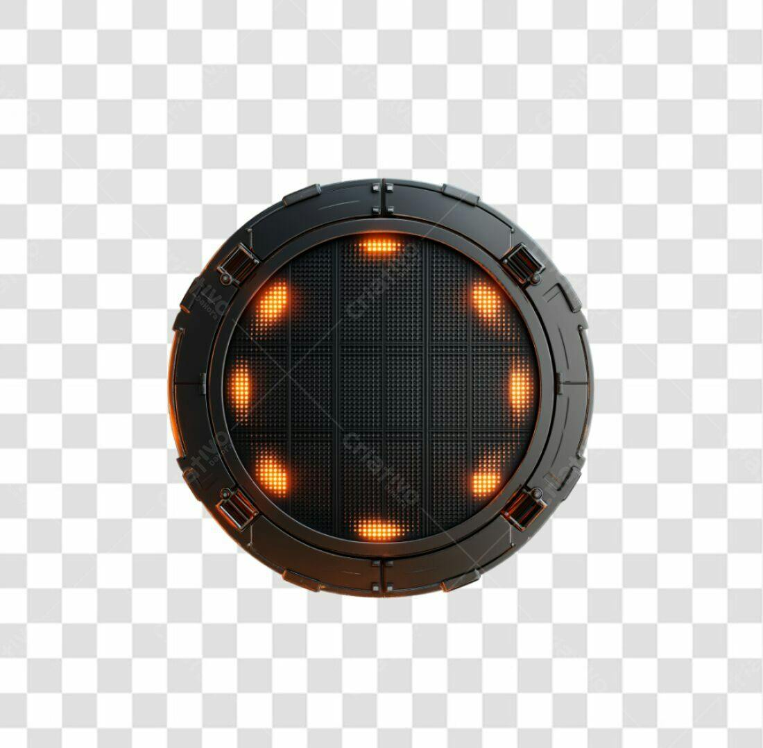 Ícone futurista PNG com fundo transparente