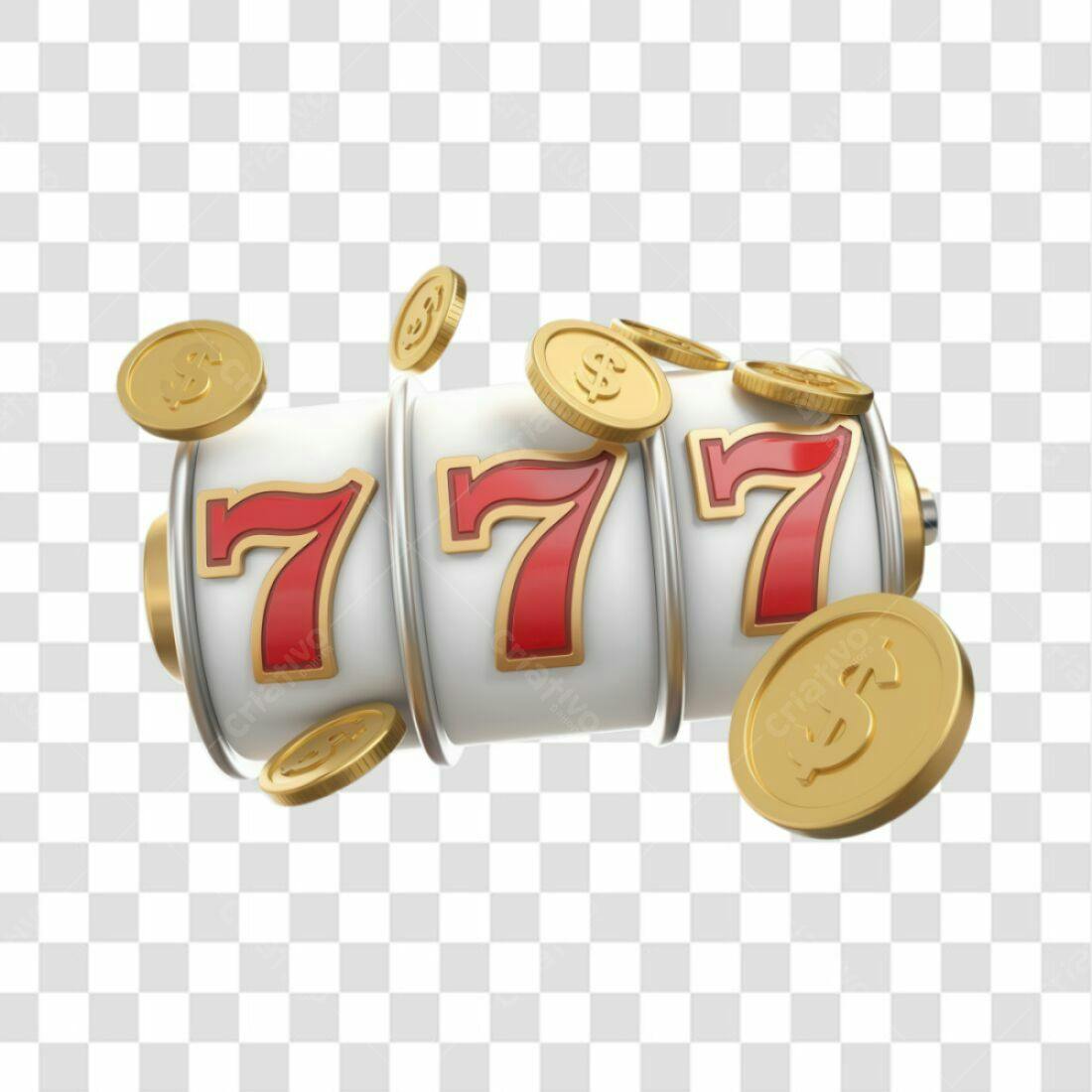 Ícone Caça-níqueis 777 PNG com fundo transparente