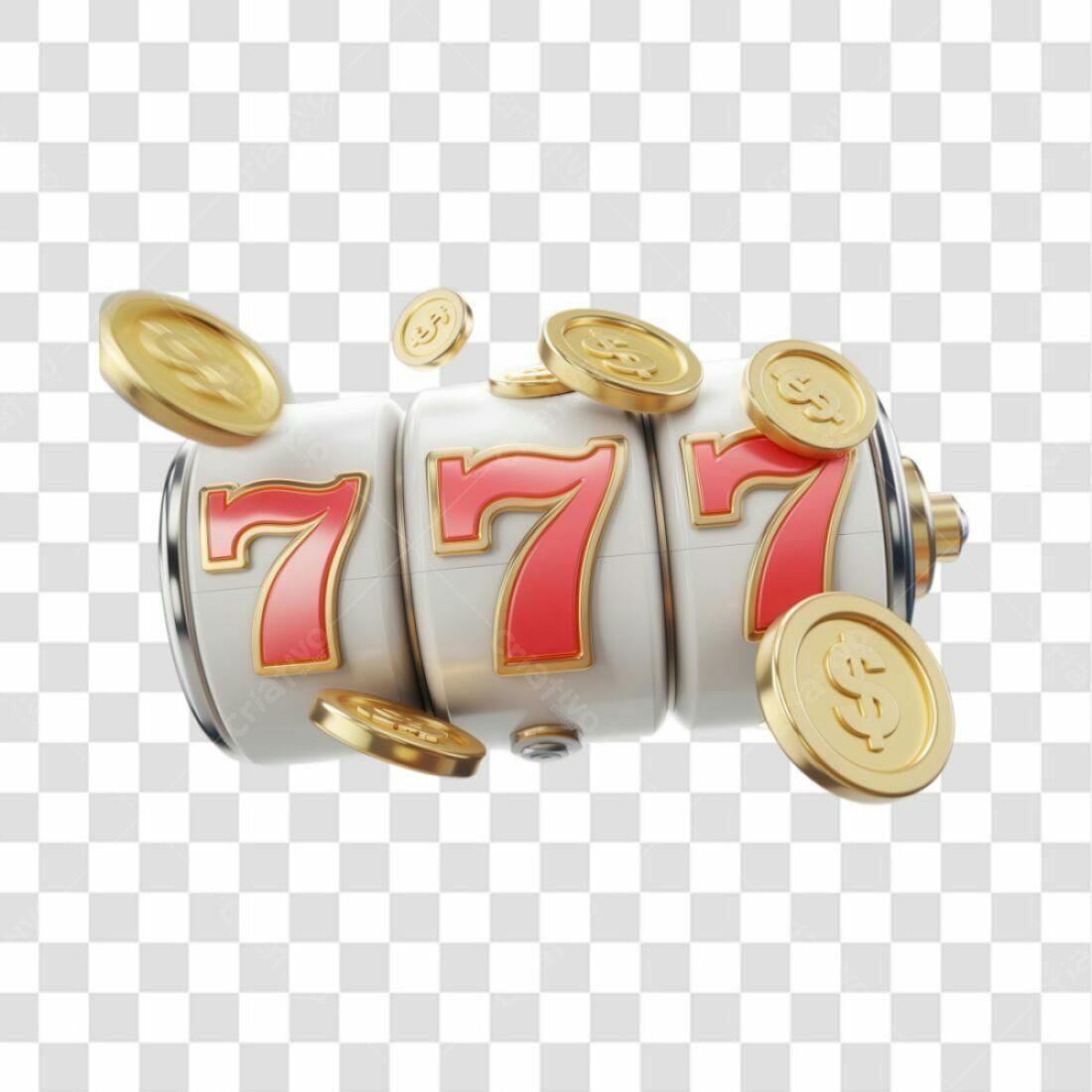 Icone Caça-níqueis 777 PNG com fundo transparente