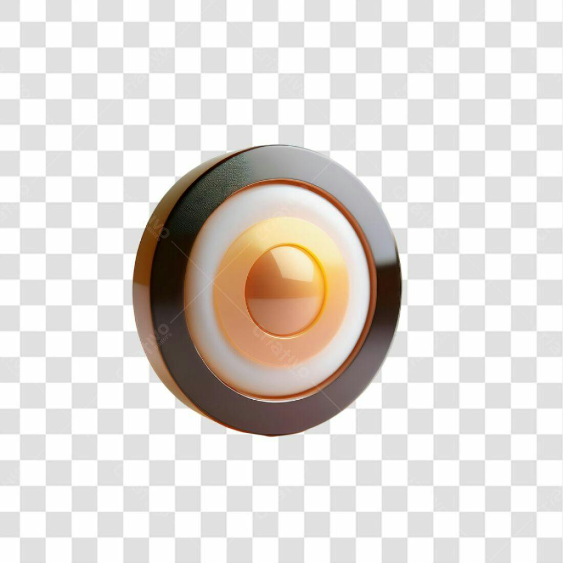 Ícone Circular Moderno PNG com fundo transparente