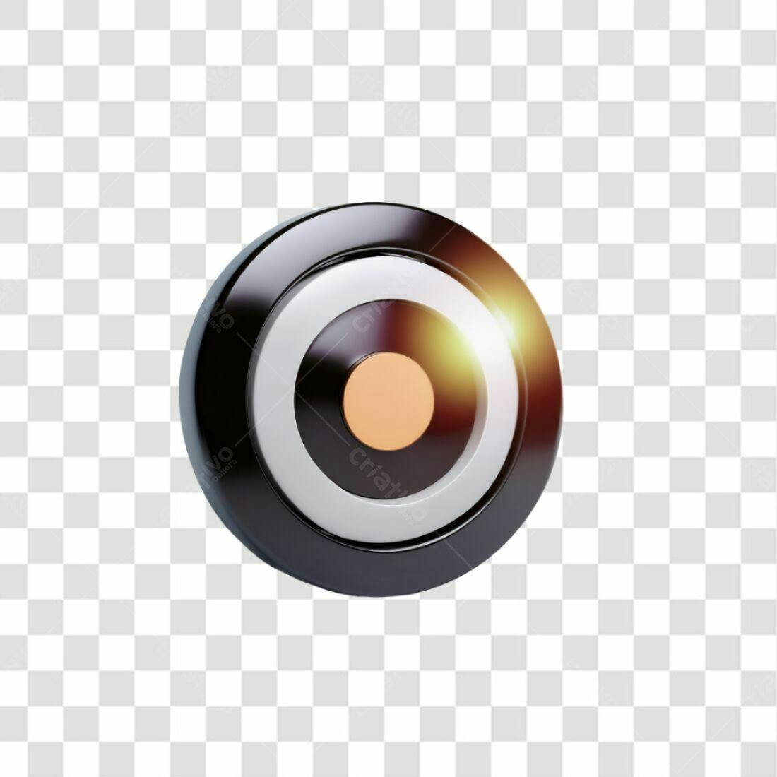 Ícone Alvo Tecnologia PNG com fundo transparente