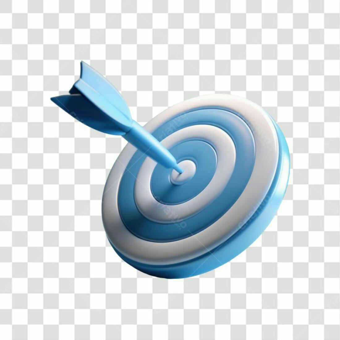 Icone Alvo com Seta PNG com fundo transparente
