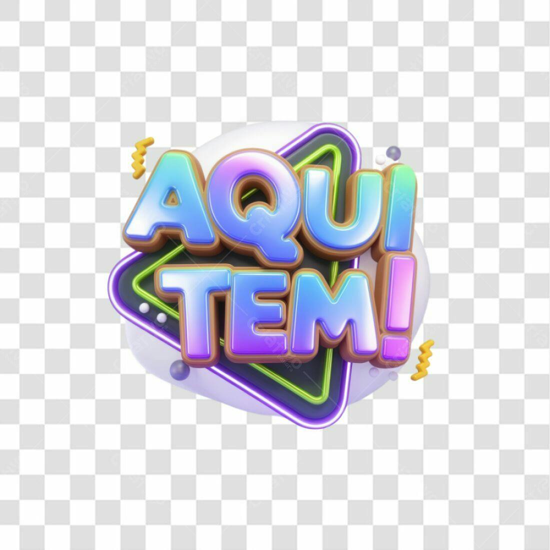 Icone Aqui Tem PNG com fundo transparente
