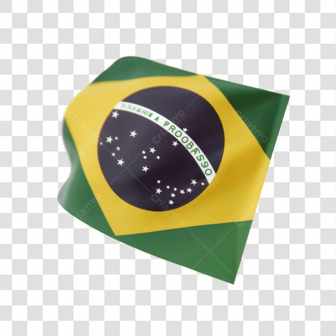 Bandeira Brasil PNG com fundo transparente