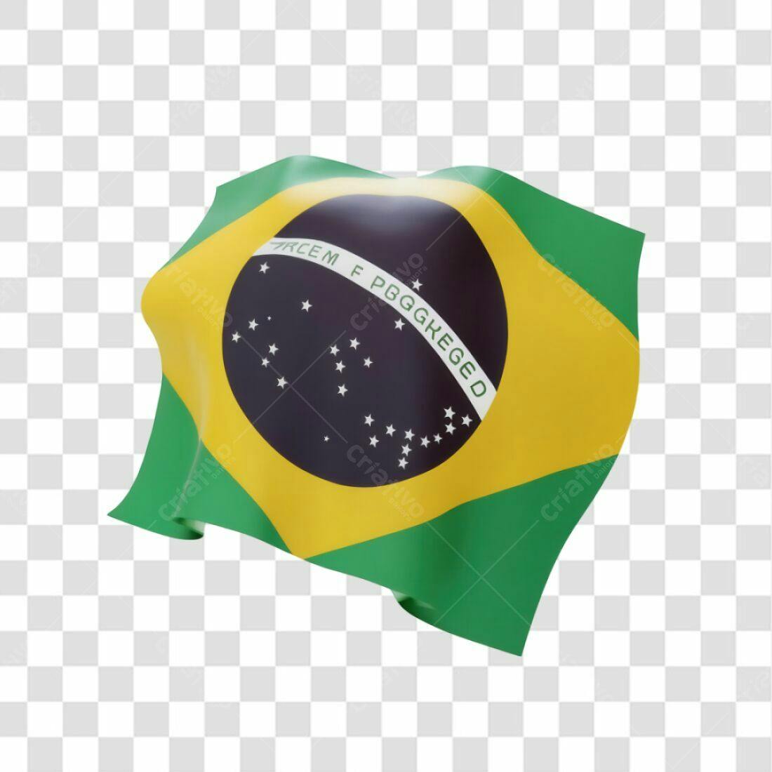 Bandeira Brasil PNG com fundo transparente