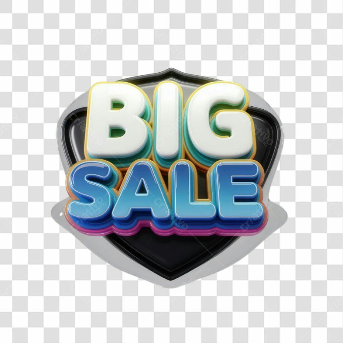 Selo Big Sale PNG com fundo transparente
