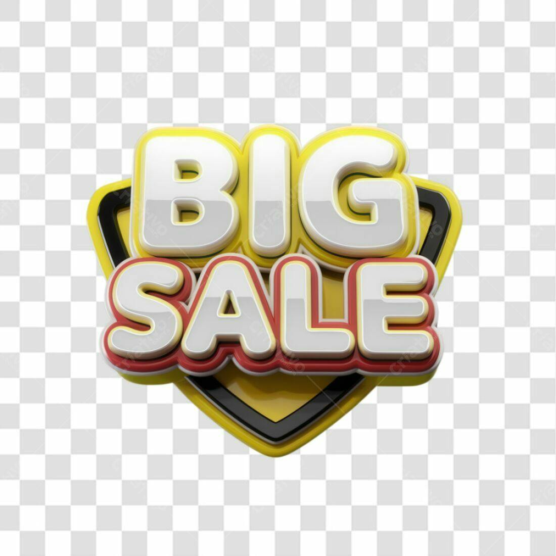Selo Big Sale PNG com fundo transparente