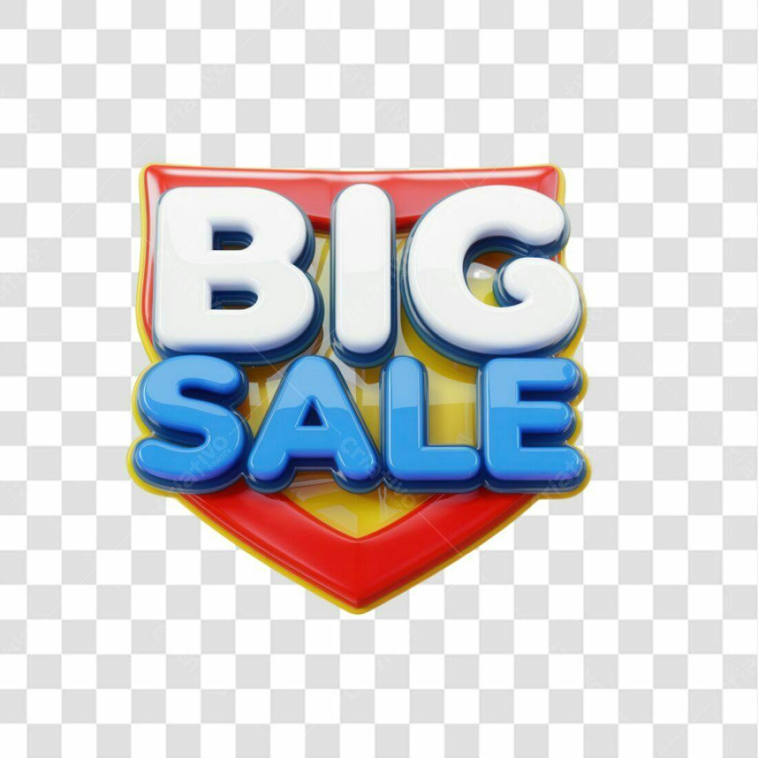Selo Big Sale PNG com fundo transparente