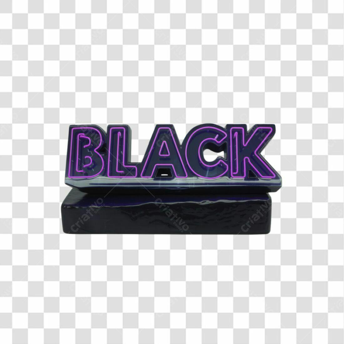 Icone Black Friday PNG com fundo transparente