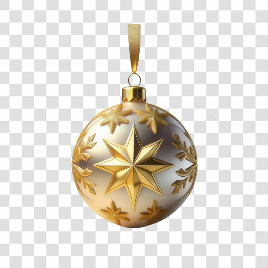 Enfeite Natalino PNG com fundo transparente