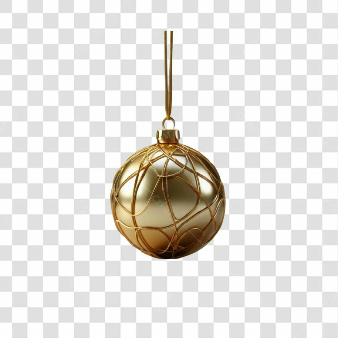 Enfeite Natalino PNG com fundo transparente