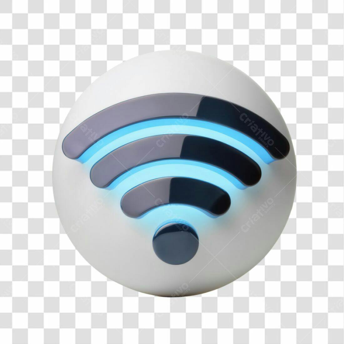 Icone Wifi PNG com fundo transparente