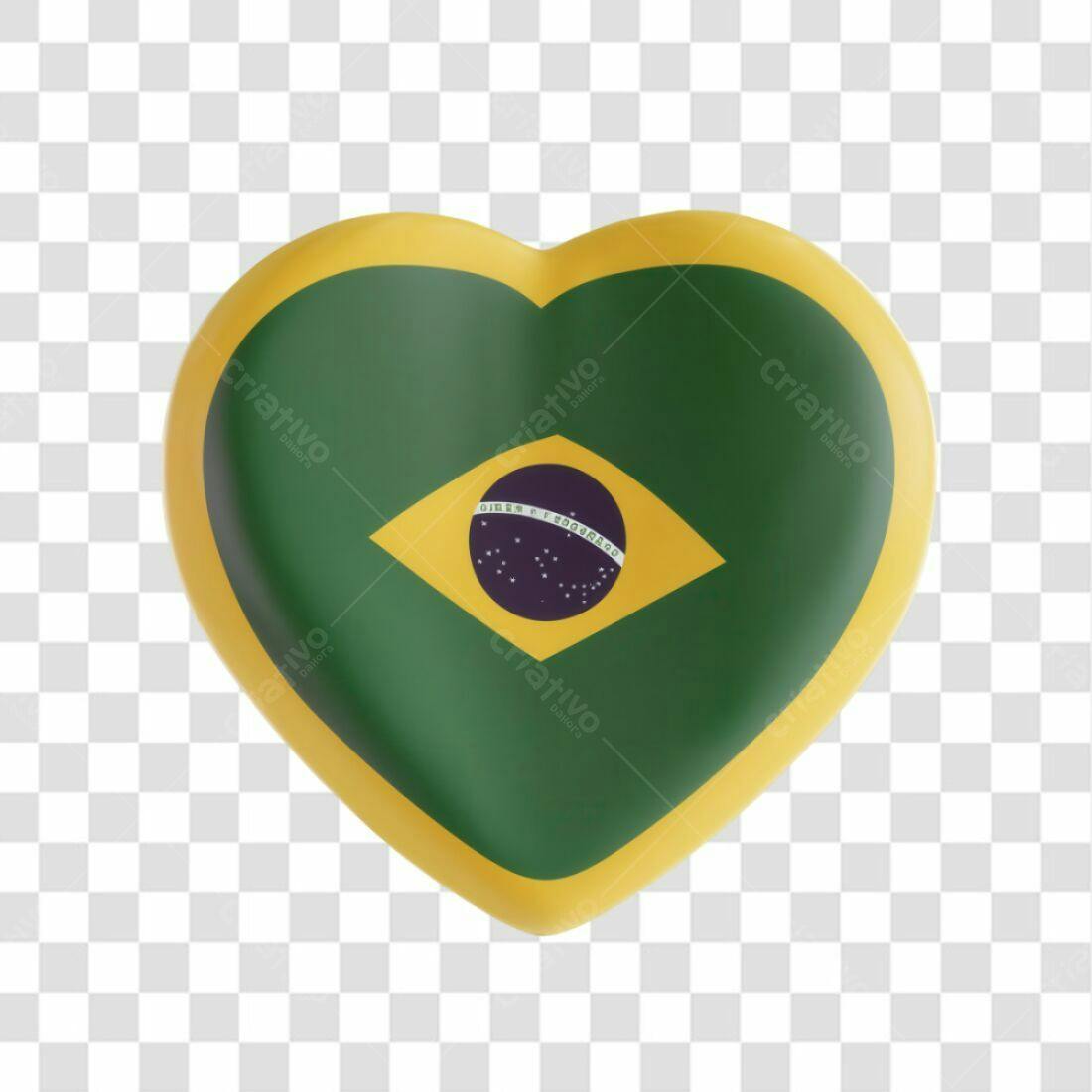 Icone Brasil Dia da Independência PNG com fundo transparente