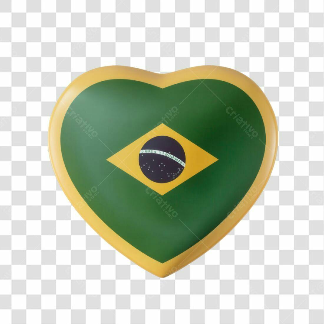 Icone Brasil Dia da Independência PNG com fundo transparente