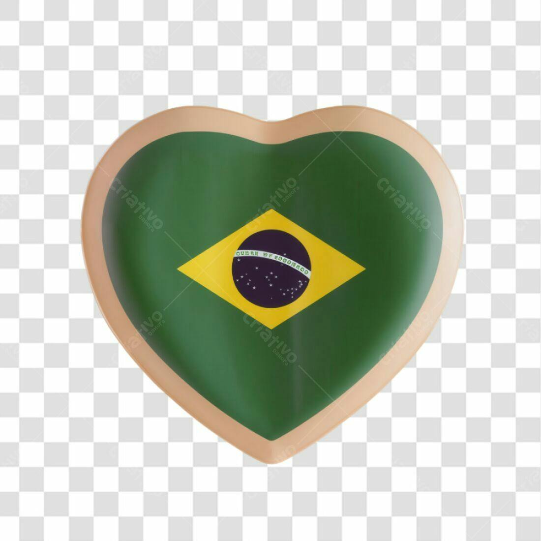 Icone Brasil Dia da Independência PNG com fundo transparente