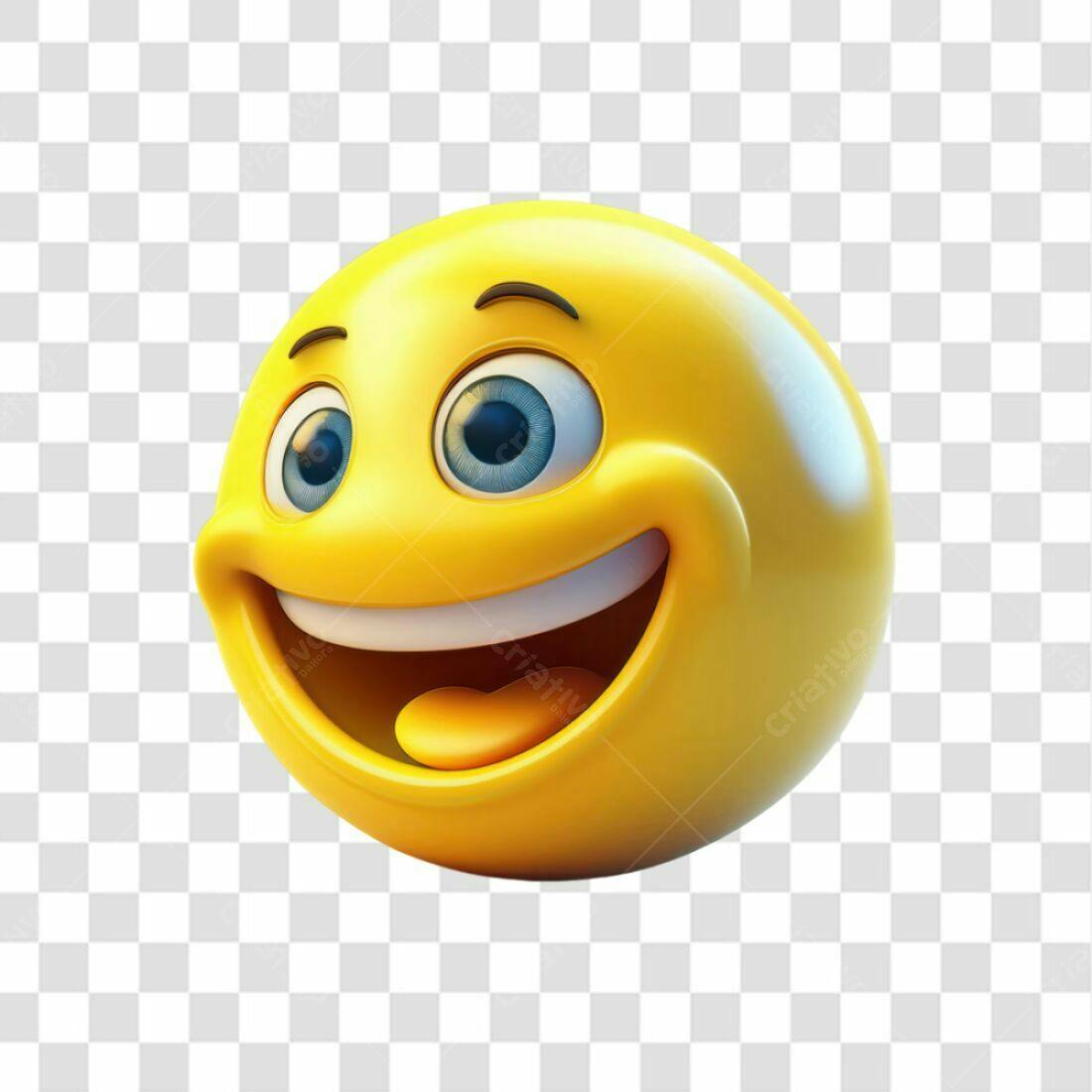 Icone Emoticon Feliz PNG com fundo transparente