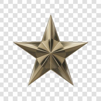 Selo 3D Render Estrela De Natal Elemento Ícone Psd Png
