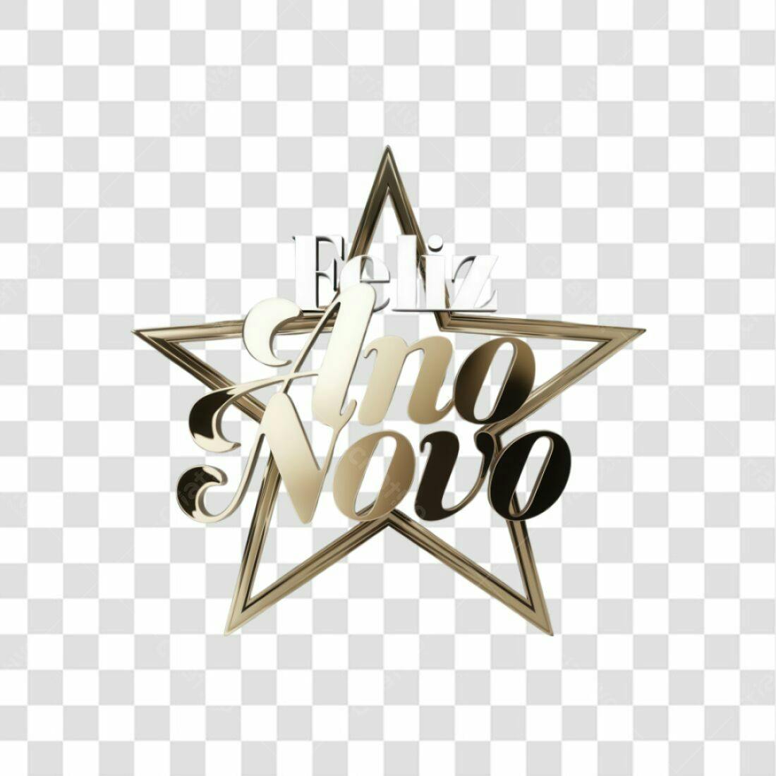 Icone Feliz Ano Novo PNG com fundo transparente