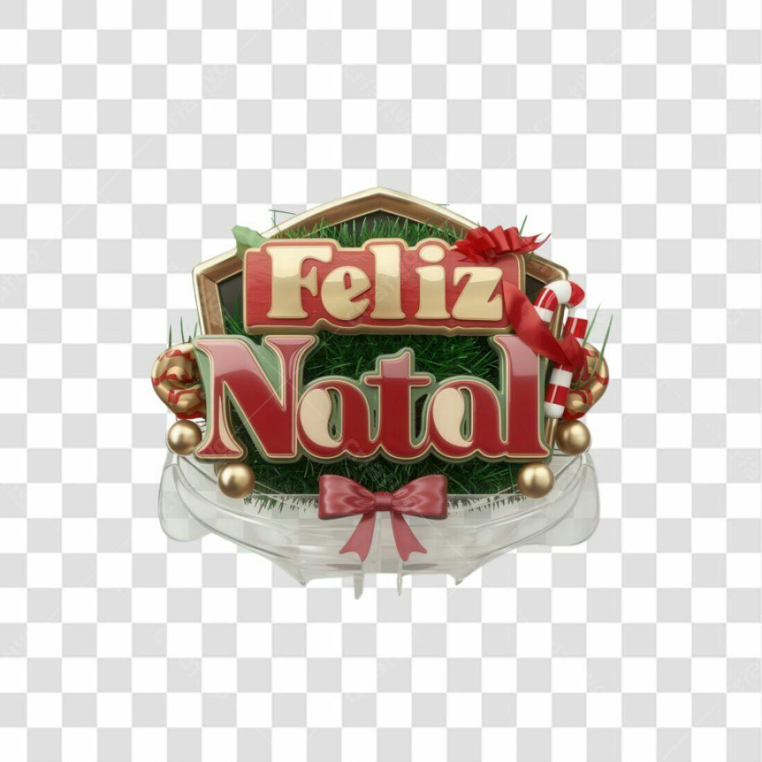 Icone Natal Feliz Natal PNG com fundo transparente