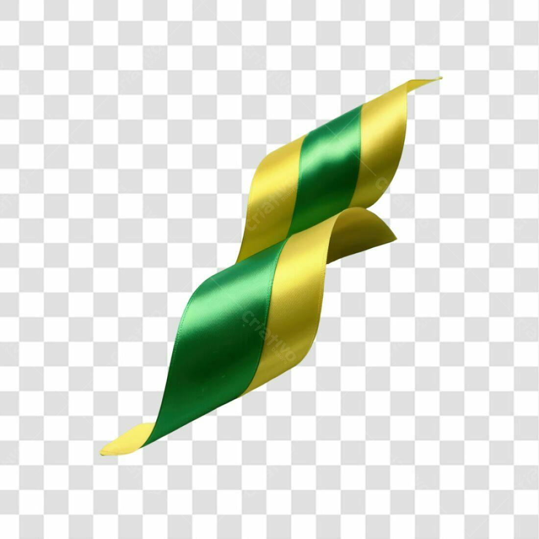 Fita PNG com fundo transparente Verde e Amarelo