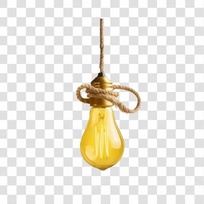 Selo 3D Render Lâmpada Luz Elemento Ícone Psd Png