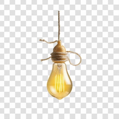 Selo 3D Render Lâmpada Luz Elemento Ícone Psd Png