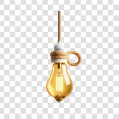 Selo 3D Render Lâmpada Luz Elemento Ícone Psd Png
