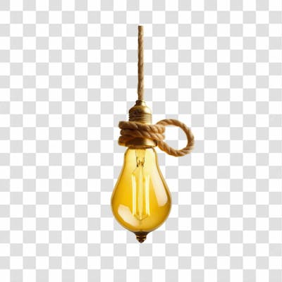 Selo 3D Render Lâmpada Luz Elemento Ícone Psd Png