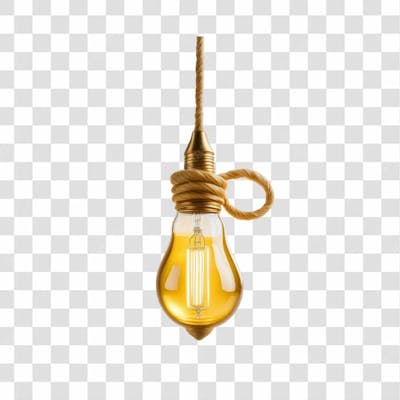 Selo 3D Render Lâmpada Luz Elemento Ícone Psd Png
