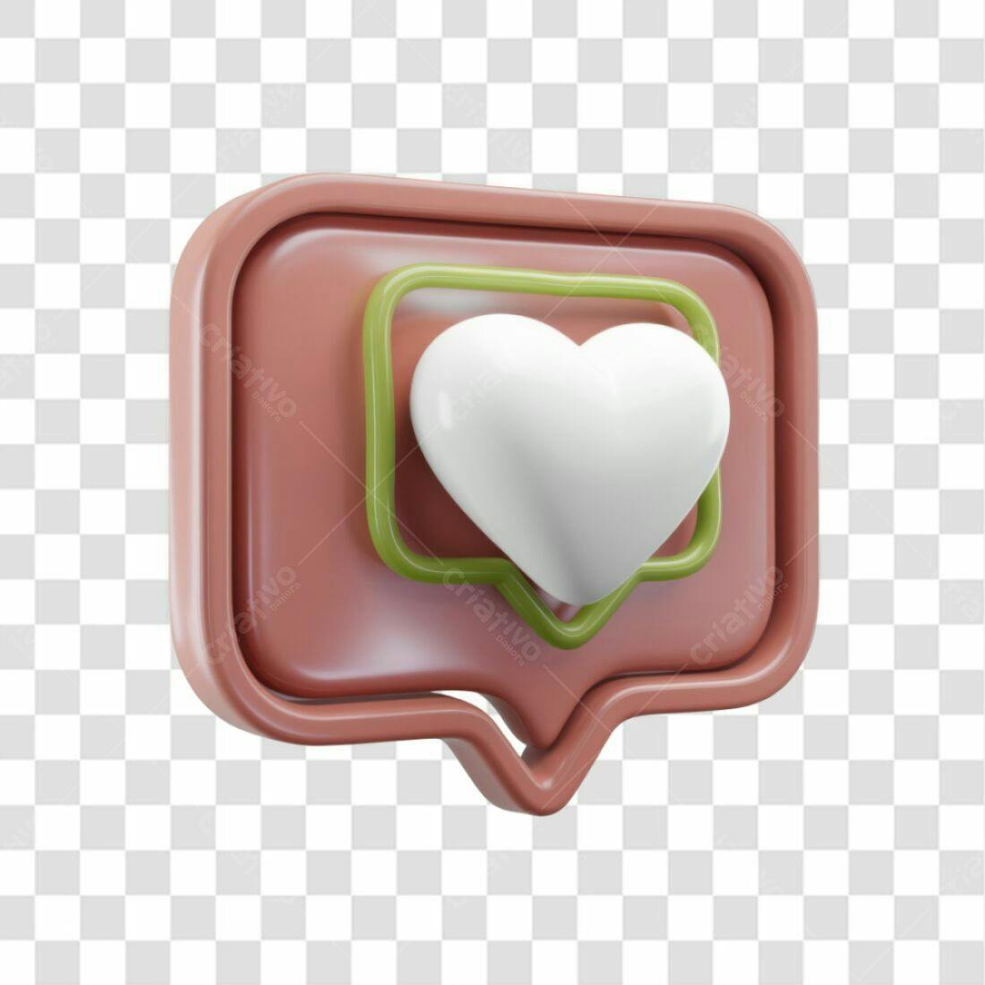 Icone Curtida Redes Sociais PNG com fundo transparente