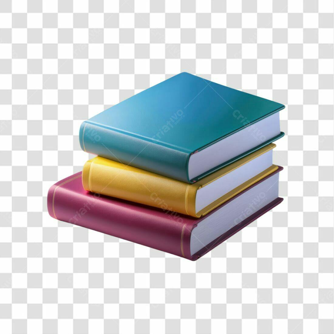 Icone Pilha de Livros PNG com fundo transparente