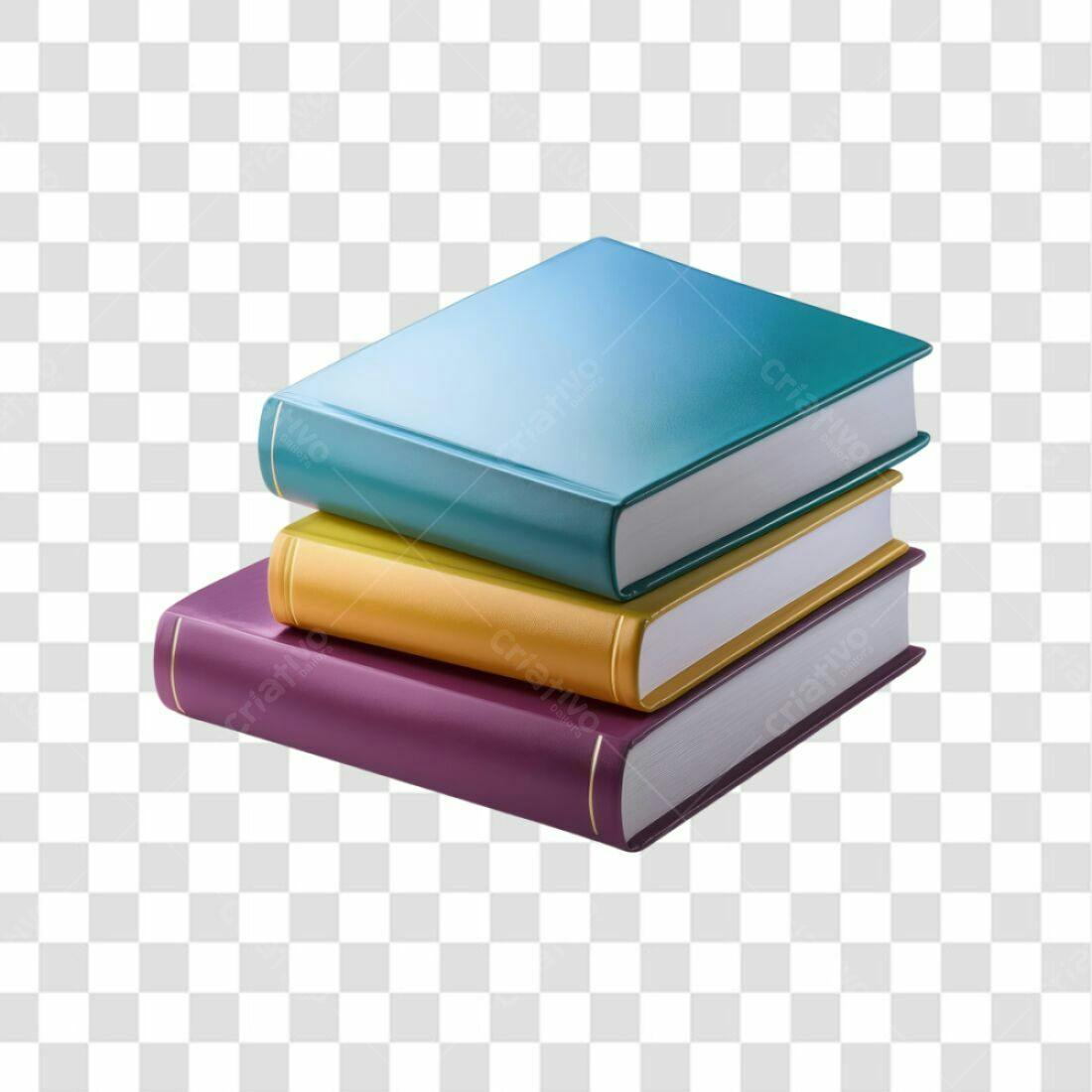 Icone Pilha de Livros PNG com fundo transparente
