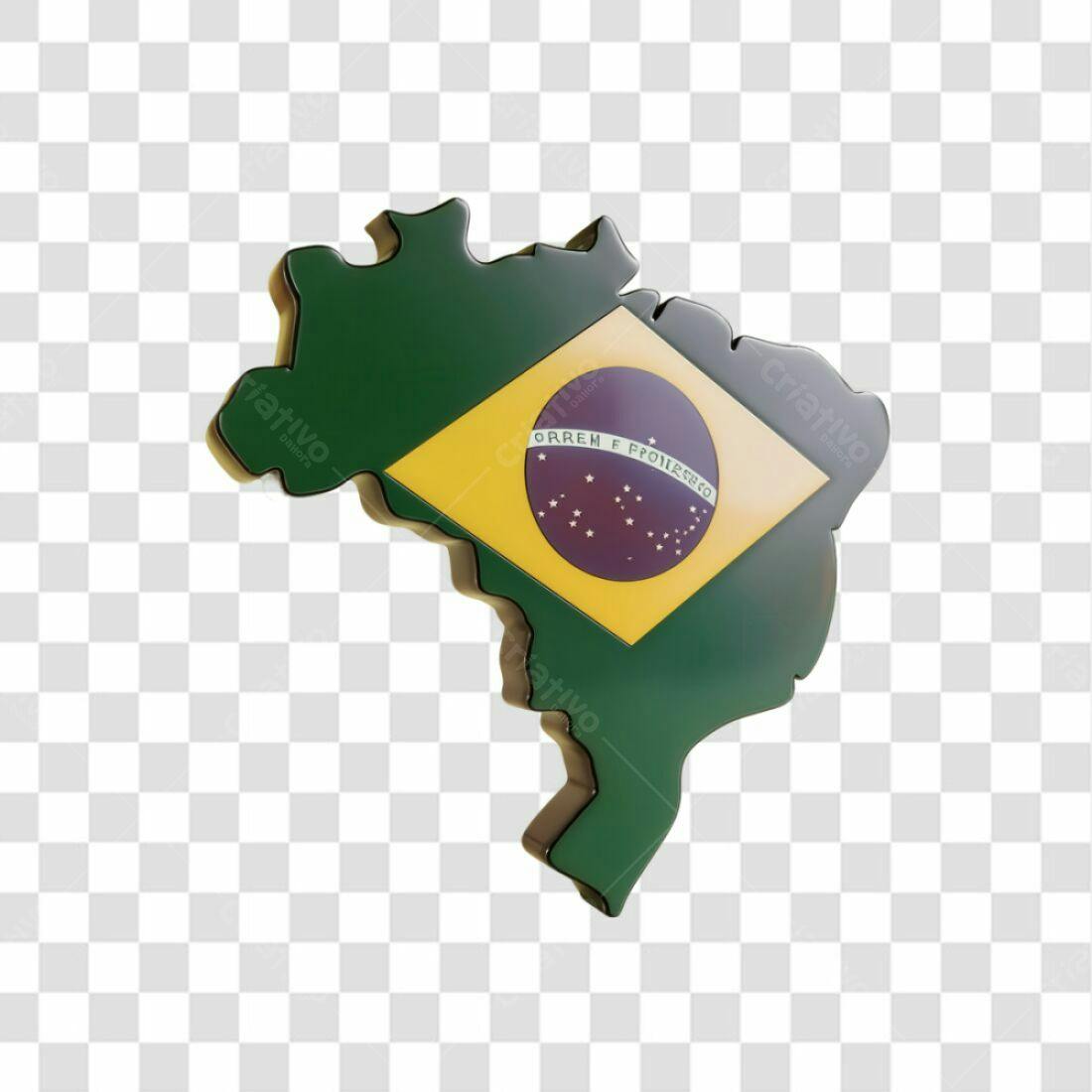 Bandeira Brasil PNG com fundo transparente