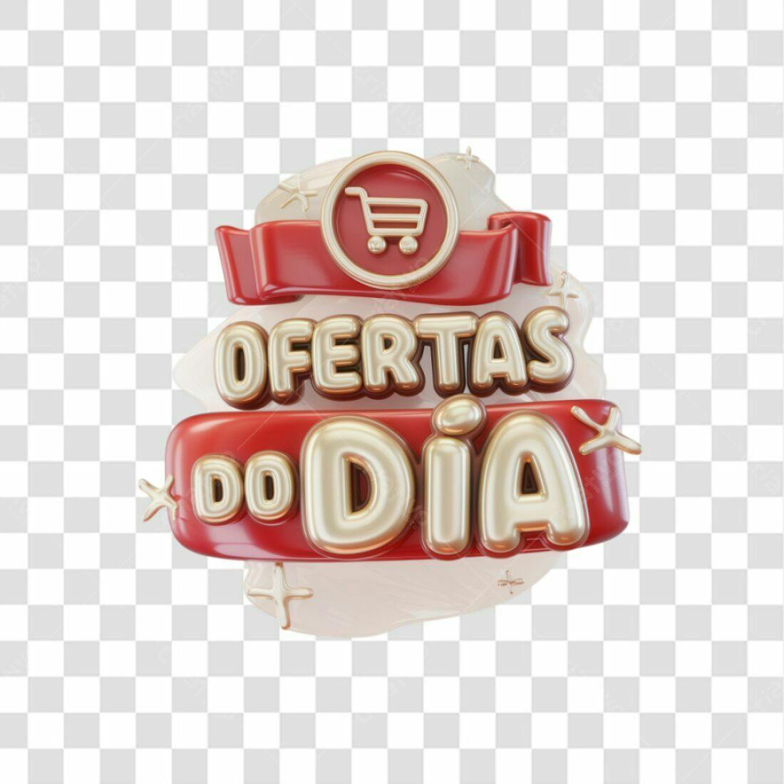 Selo Ofertas do Dia PNG com fundo transparente