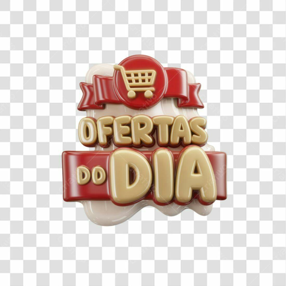 Selo Ofertas do Dia PNG com fundo transparente
