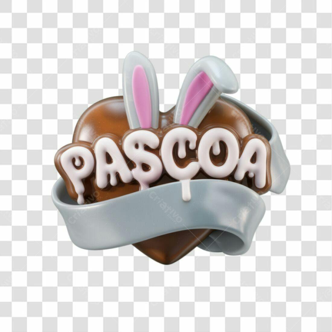 Icone Páscoa Chocolate PNG com fundo transparente