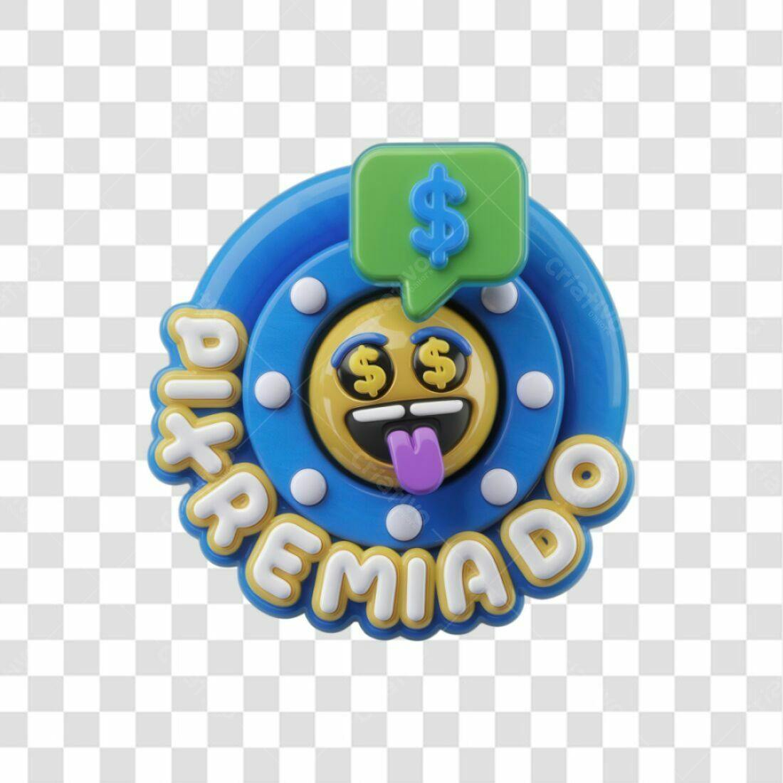 Icone Emoji Dinheiro Prémio PNG com fundo transparente