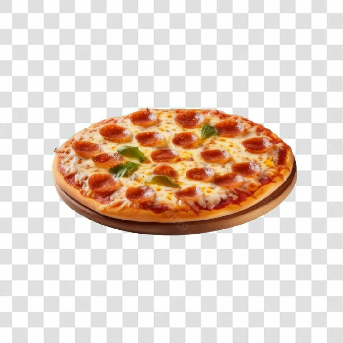 Imagem Pizza Pepperoni PNG com fundo transparente