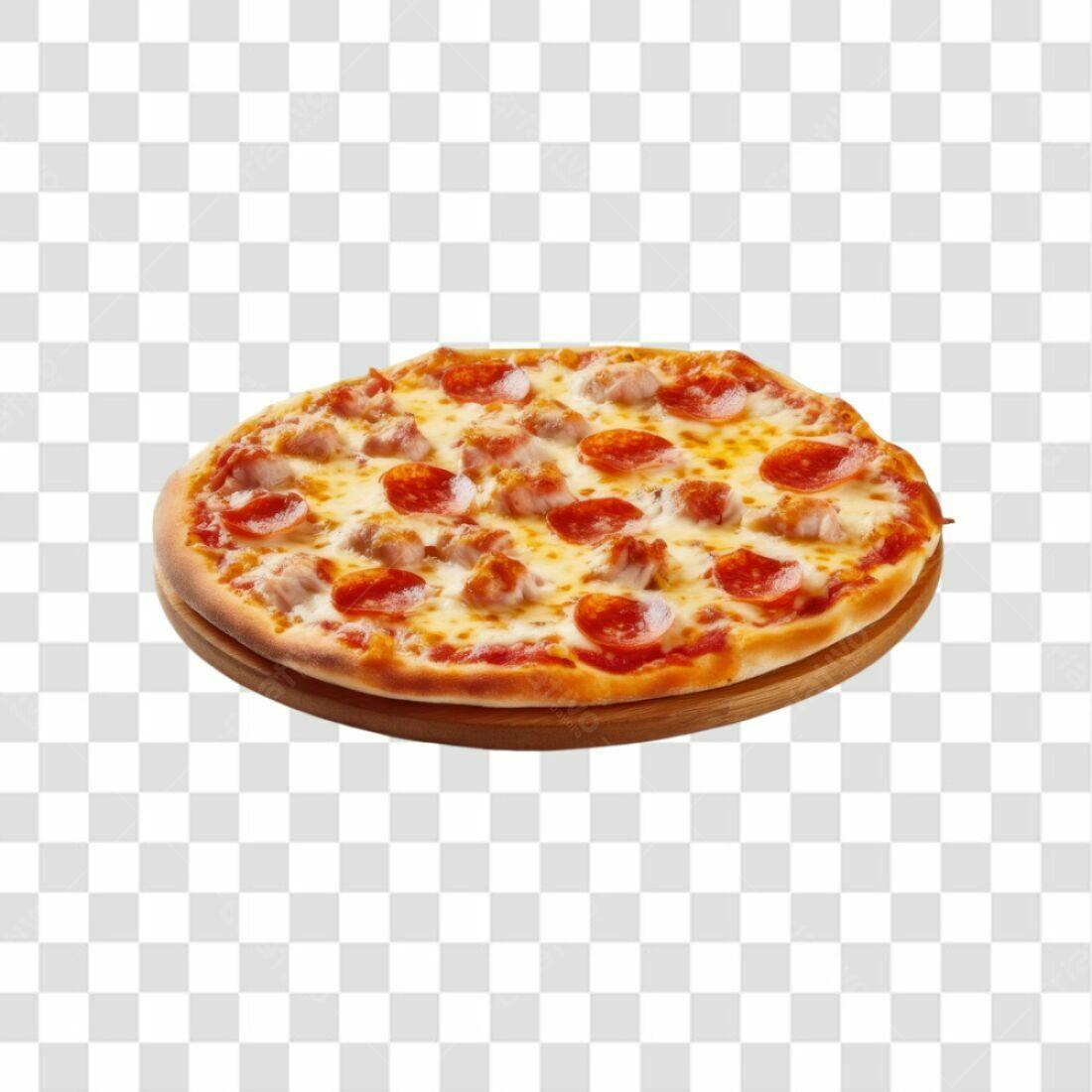 Imagem Pizza Pepperoni PNG com fundo transparente