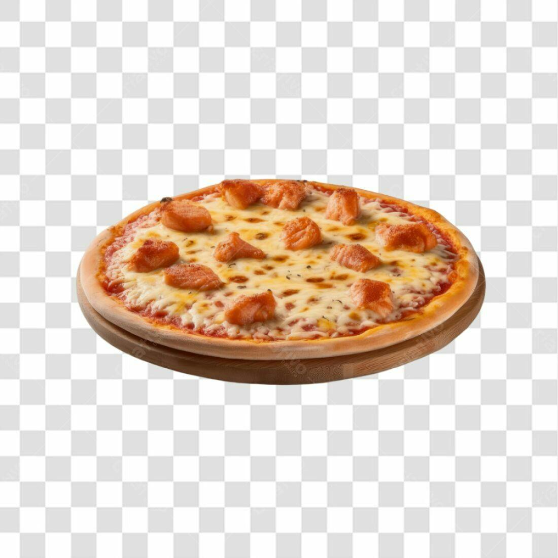 Imagem PNG Pizza Salmão Fundo Transparente