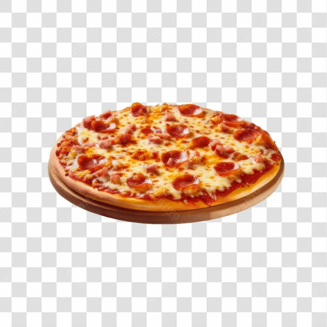 Imagem Pizza Pepperoni PNG com fundo transparente