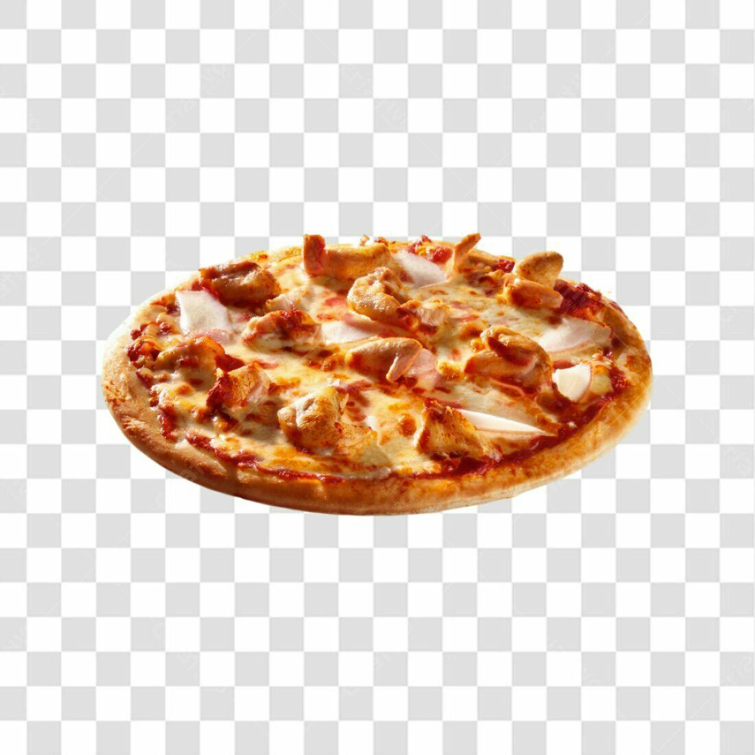 Imagem Pizza Frango e Bacon PNG com fundo transparente
