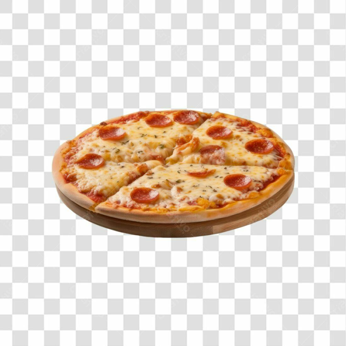 Imagem Pizza Pepperoni PNG com fundo transparente