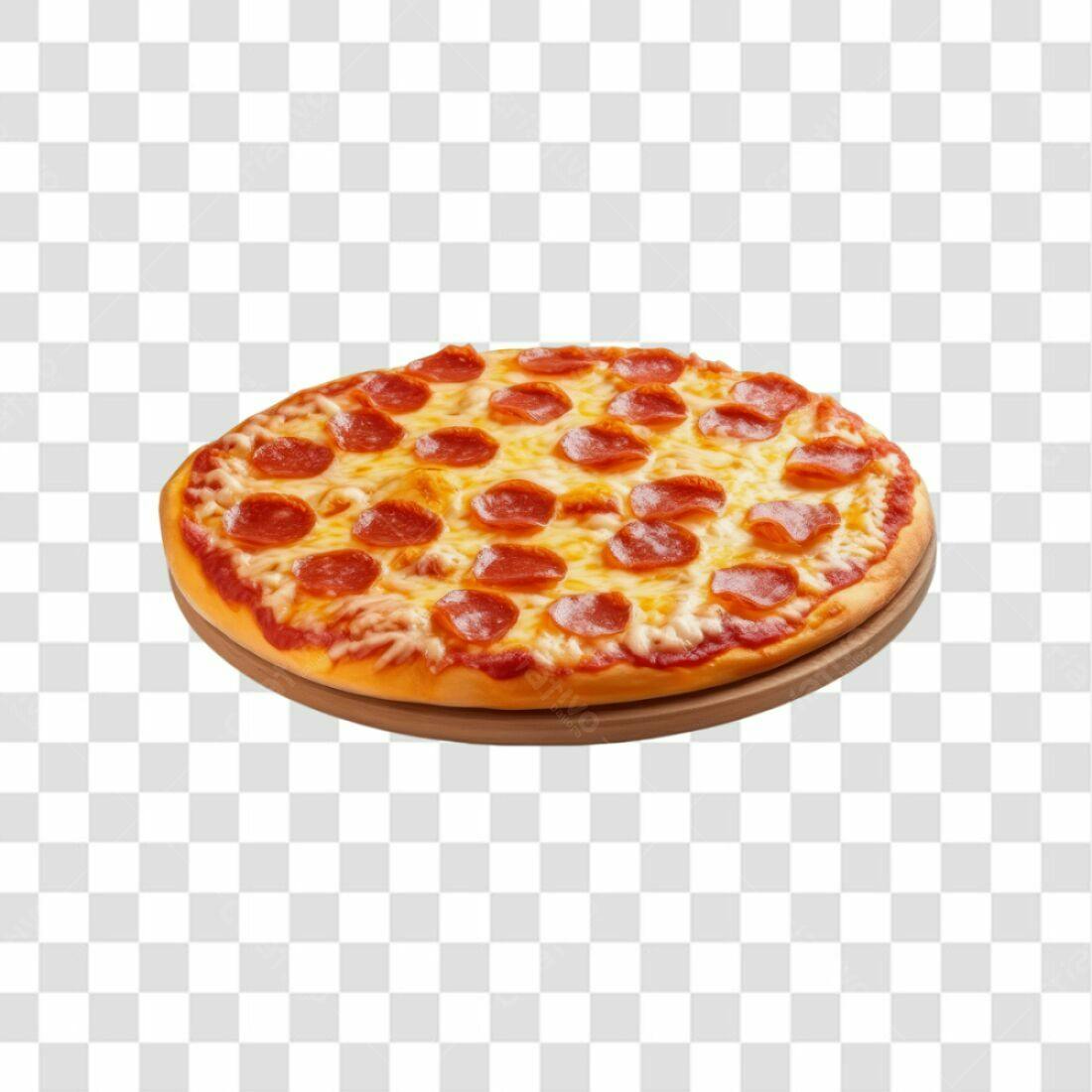Imagem Pizza Pepperoni PNG com fundo transparente