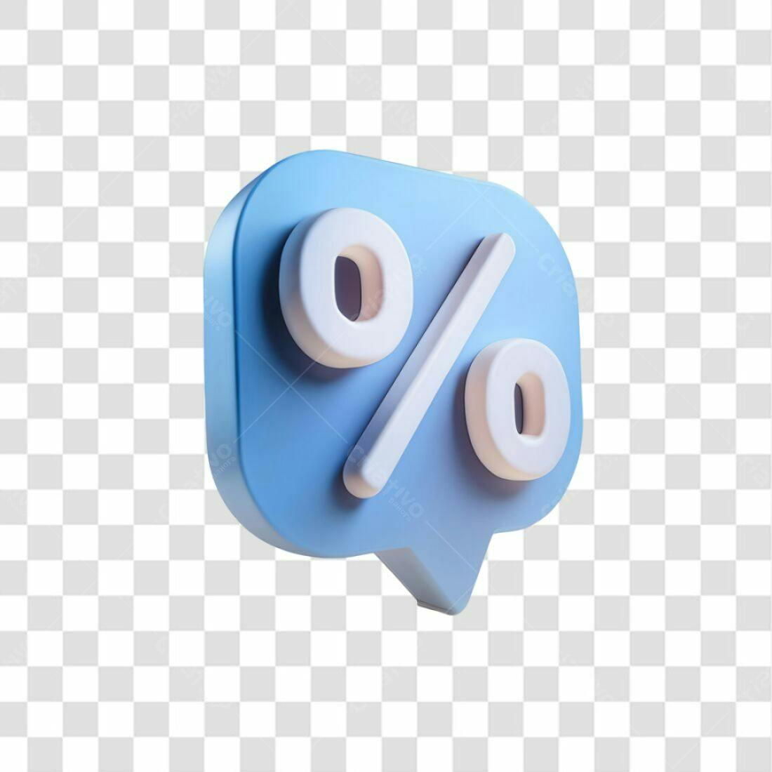 Ícone de Porcentagem PNG com fundo transparente